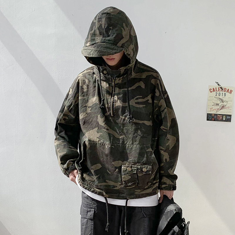 New Men's Camouflage Hooded Jacket - Helloice Jewelry