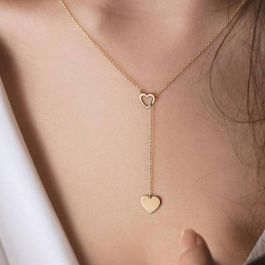 Love Heart Pendant Y-shaped Necklace