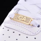 Iced California "CA" Lace Lock in Gold