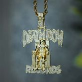 Iced Records Pendant in Gold