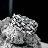 Celtic Knot Stainless Steel Ring