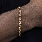 5mm Rolo Bracelet in Gold