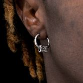 Stainless Steel Pattern Earrings