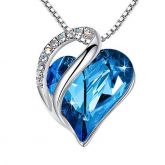 We Are Connected Heart to Heart Crystal Love Necklace