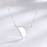S925 My Badass Tribe Triangle Necklace - For Friend