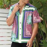 Men's Fashion Hawaiian Casual Floral Shirt