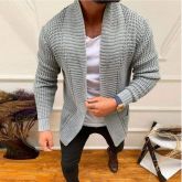 men's knitted sweater cardigan