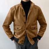 Men's Fashion Slim Fit Solid Jacket