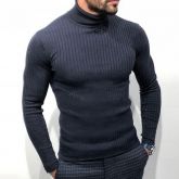 turtleneck knitted long sleeve bottoming sweater