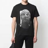 Masked man printed T-shirt
