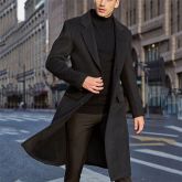 Men's woolen coat