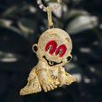 Iced Baby Pendant in Gold