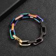 Titanium Steel Multicolor Rectangle Bracelet