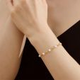 Freshwater Pearl Gold Beads Bracelet