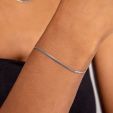 Women's 2mm Herringbone Bracelet