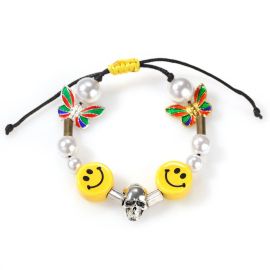 Smile Face with Pearl Bracelet