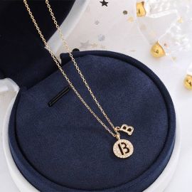 Iced Initial Letter Necklace