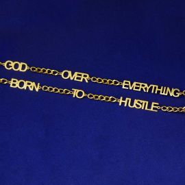 Personalize Custom Letters Cuban Necklace