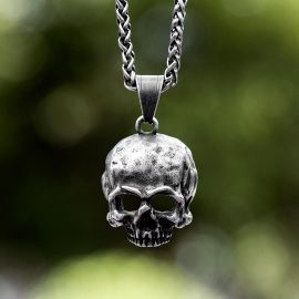 Punk Skull Stainless Steel Pendant