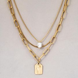 Women's Assorted Triple Layered Necklace