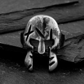 Spartan Mask Stainless Steel Ring