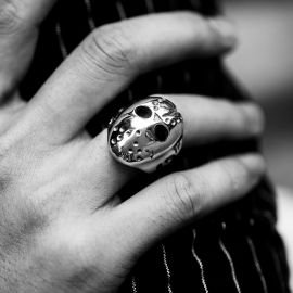 Horror Killer Mask Stainless Steel Ring