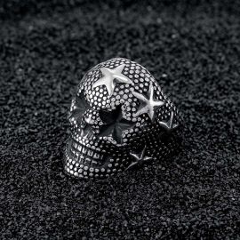 Star Skull Stainless Steel Ring