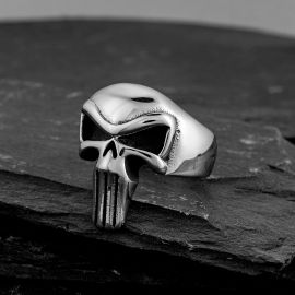 Evil Skull Stainless Steel Ring