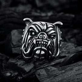 Canine Anubis Stainless Steel Ring