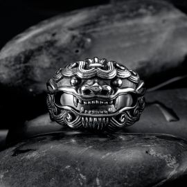 Demon Tiger Stainless Steel Ring