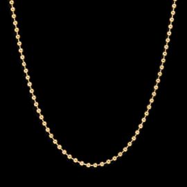 3mm Steel Bead Chain in Gold