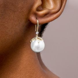 12-12.5mm Pearl Hook Earring