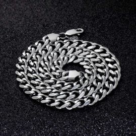 9mm Stainless Steel Cuban Chain Set