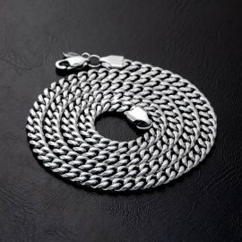 6mm Stainless Steel Cuban Chain Set