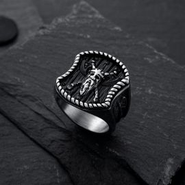 Odin Axes Stainless Steel Ring