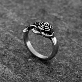 Rose Stainless Steel Ring