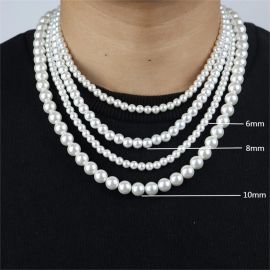6mm/8mm/10mm Pearl Necklace