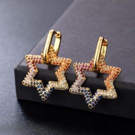 Micro Pave Star Earrings