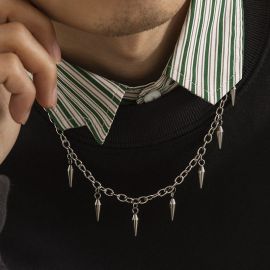 Rivet Titanium Steel Necklace