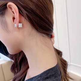 Iced Cubic Double-side Wearable Earrings