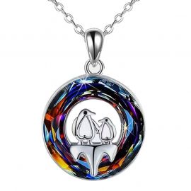 Penguin Crystal Necklace