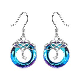 I Love You until Infinity Runs Out Crystal Infinity Earrings - For Love