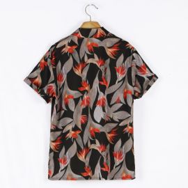 Men's Casual Printed Short Sleeve Shirt