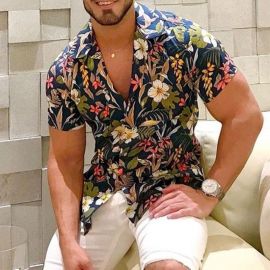 Men's Hawaiian Casual Floral Shirt
