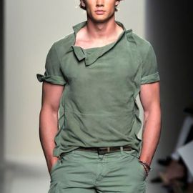 Men's Solid Color Fashion Trend T-Shirt