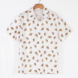 Men's Leaf Print Shirt