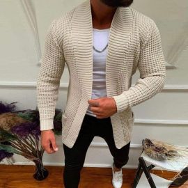 men's knitted sweater cardigan