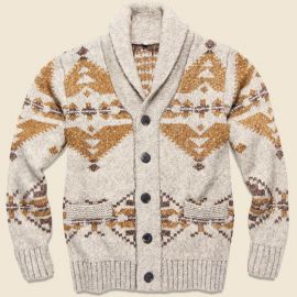 long sleeve jacquard sweater
