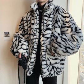 tiger leopard print jacket