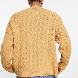 Hemp Pattern Loose Knit Sweater